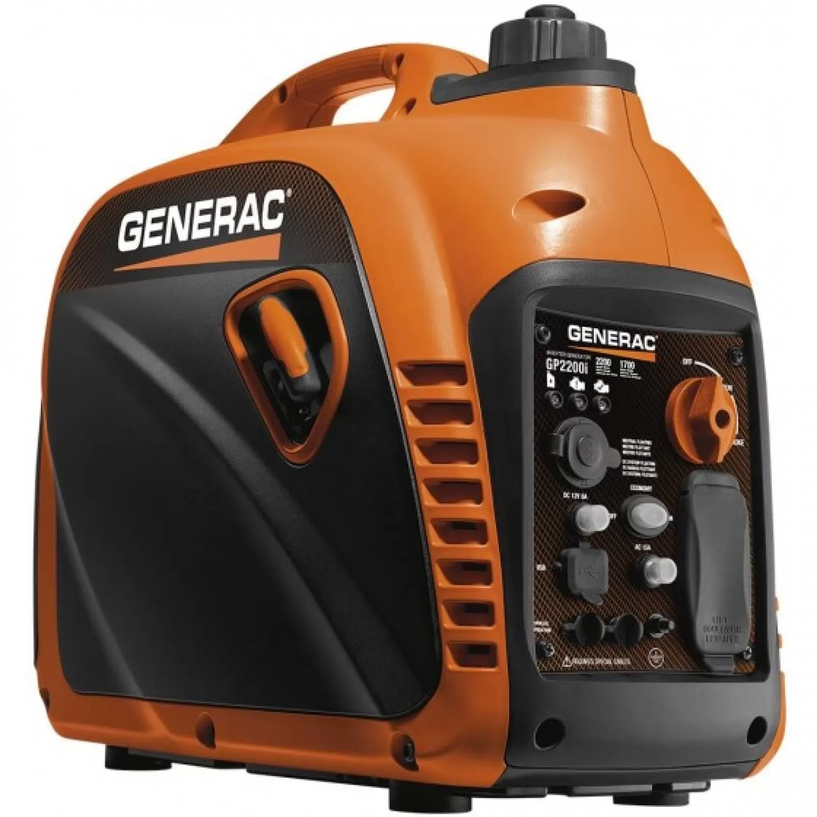 GENERAL ELECTRIC 211/VTー4C 中古品2本箱無し Generac 7117 Gp2200I W 50St Inverter, Orange